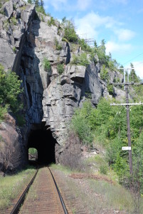 Jackfish Tunnel, Lake Superior - Then